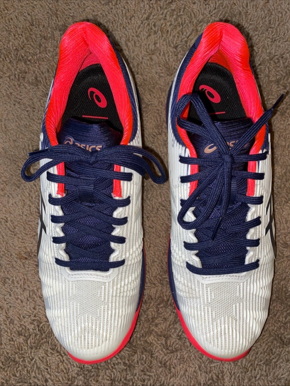 ASICS Solution Speed Shoes Pink Glow Women’s Size 8.5 Tennis Pickleball Athletic - Picture 2 of 9